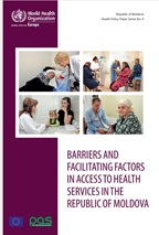 Barriers in access to health in Moldova cover