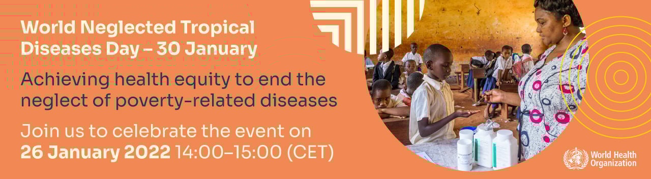 WHO World NTD  Day 2022. Web Banner