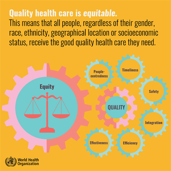 Quality of care equity - infographic