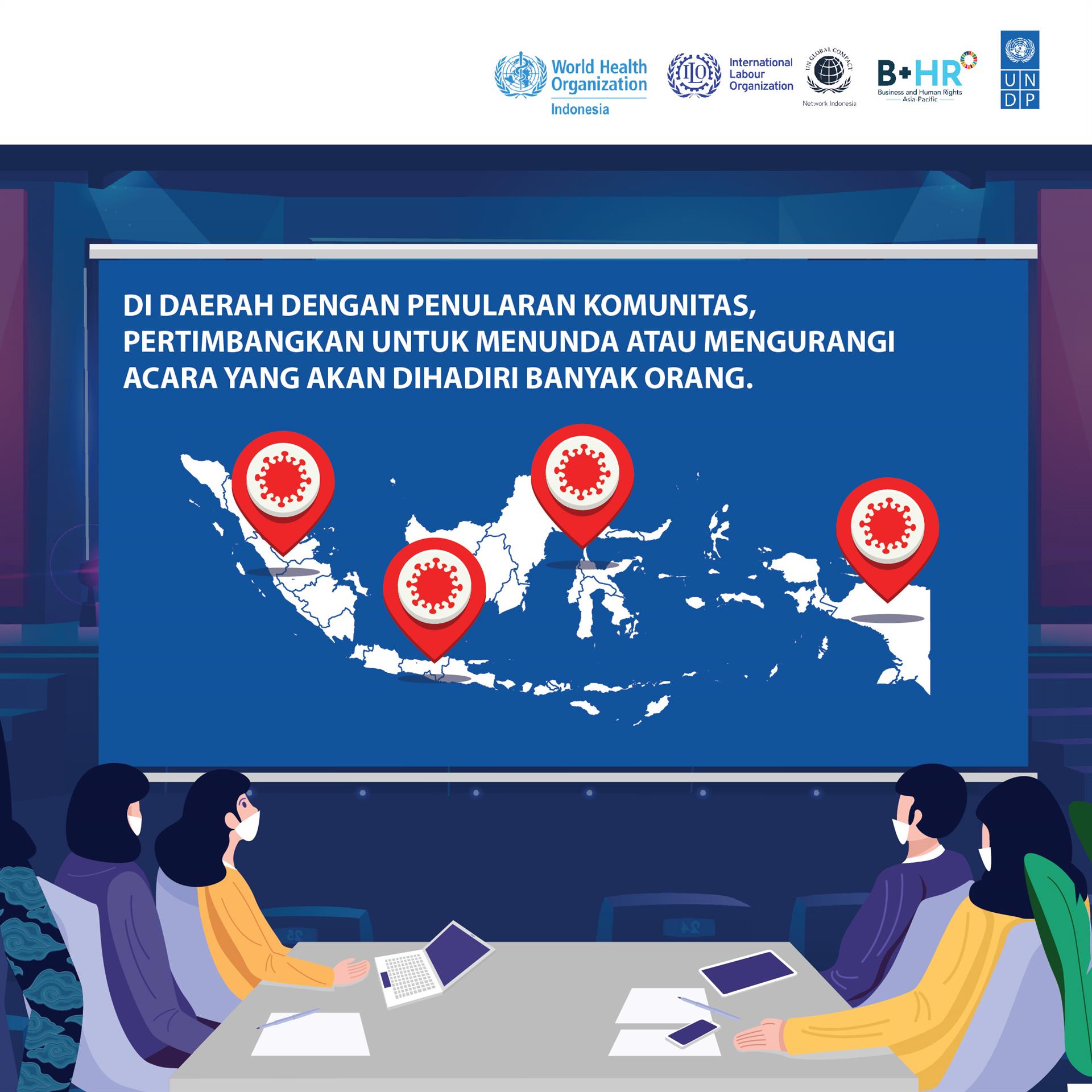 Langkah-langkah Pencegahan COVID-19 Acara mengumpulkan massa - Penyelenggara- 10920-02
