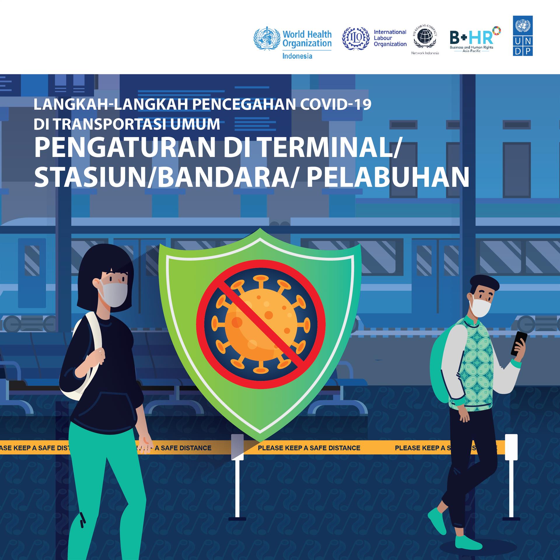 Pengaturan terminal stasiun bandara pelabuhan Transportasi Umum-280920-1