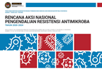 Cover of Regulation of the Coordinating Minister for Human Development and Cultural Affairs of the Republic of Indonesia Number 7 of 2021 on the National action plan on antimicrobial resistance control year 2020-2024.